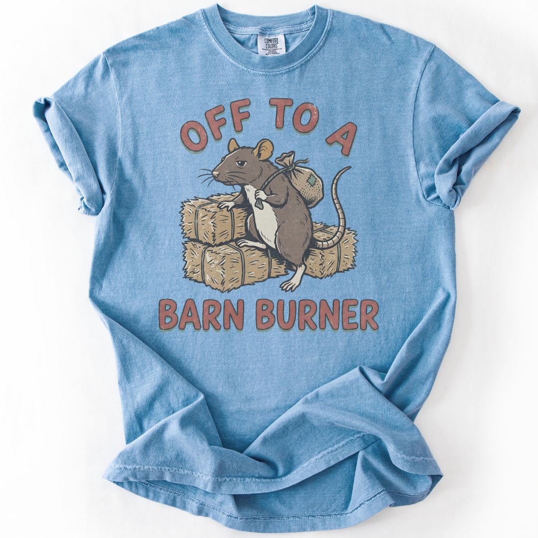 Off To A Barn Burner II Premium - Washed Denim