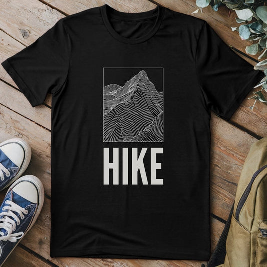T-Shirt Black / S HIKE Abstract T-Shirt