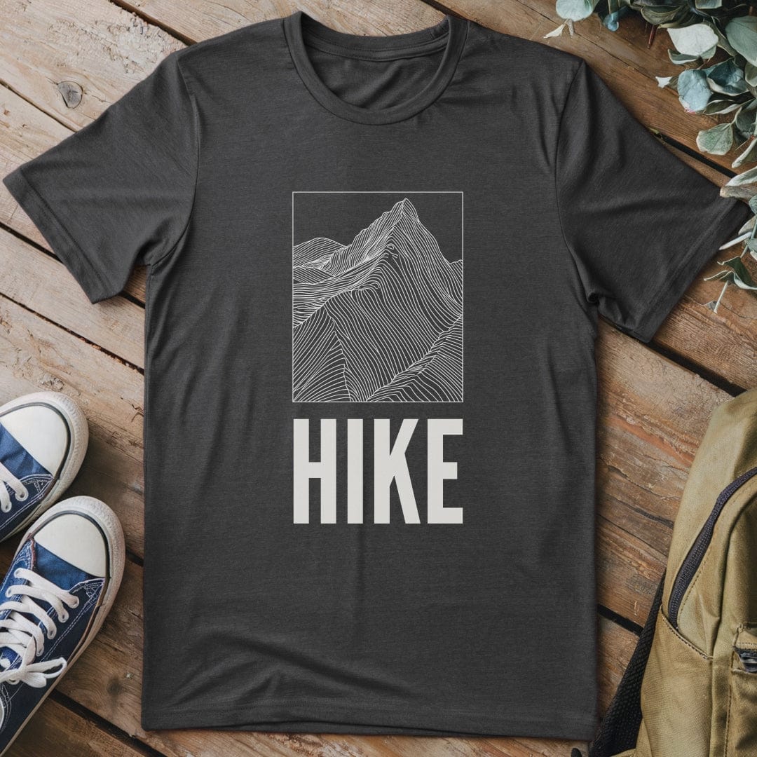 T-Shirt Dark Heather / S HIKE Abstract T-Shirt