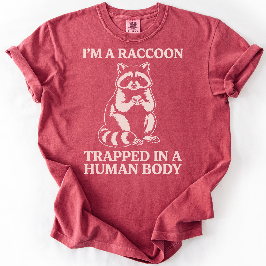 I'm a Raccoon Trapped in a Human Body Premium - Crimson