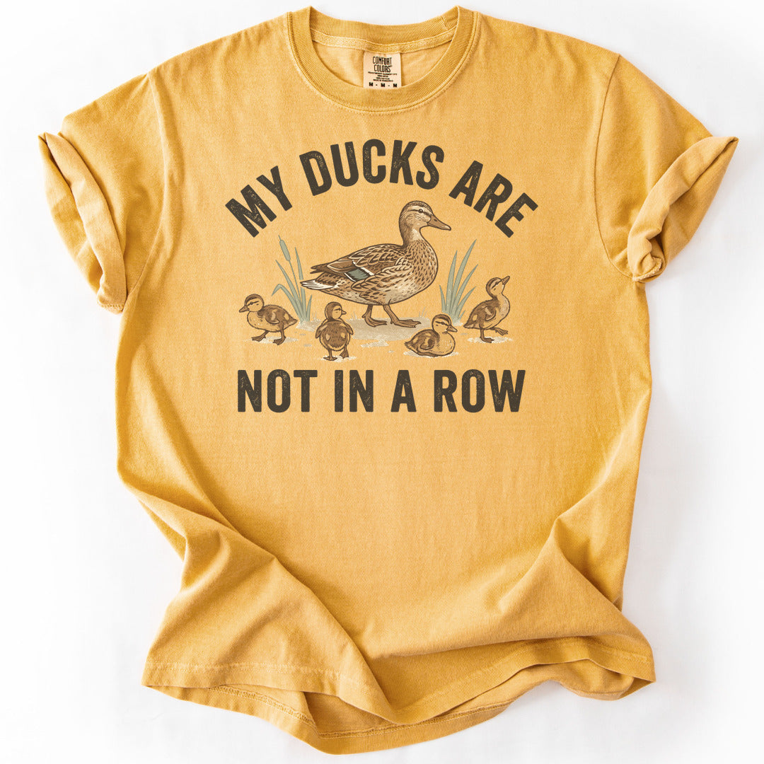 My Ducks Are Not In A Row Premium - Mustard