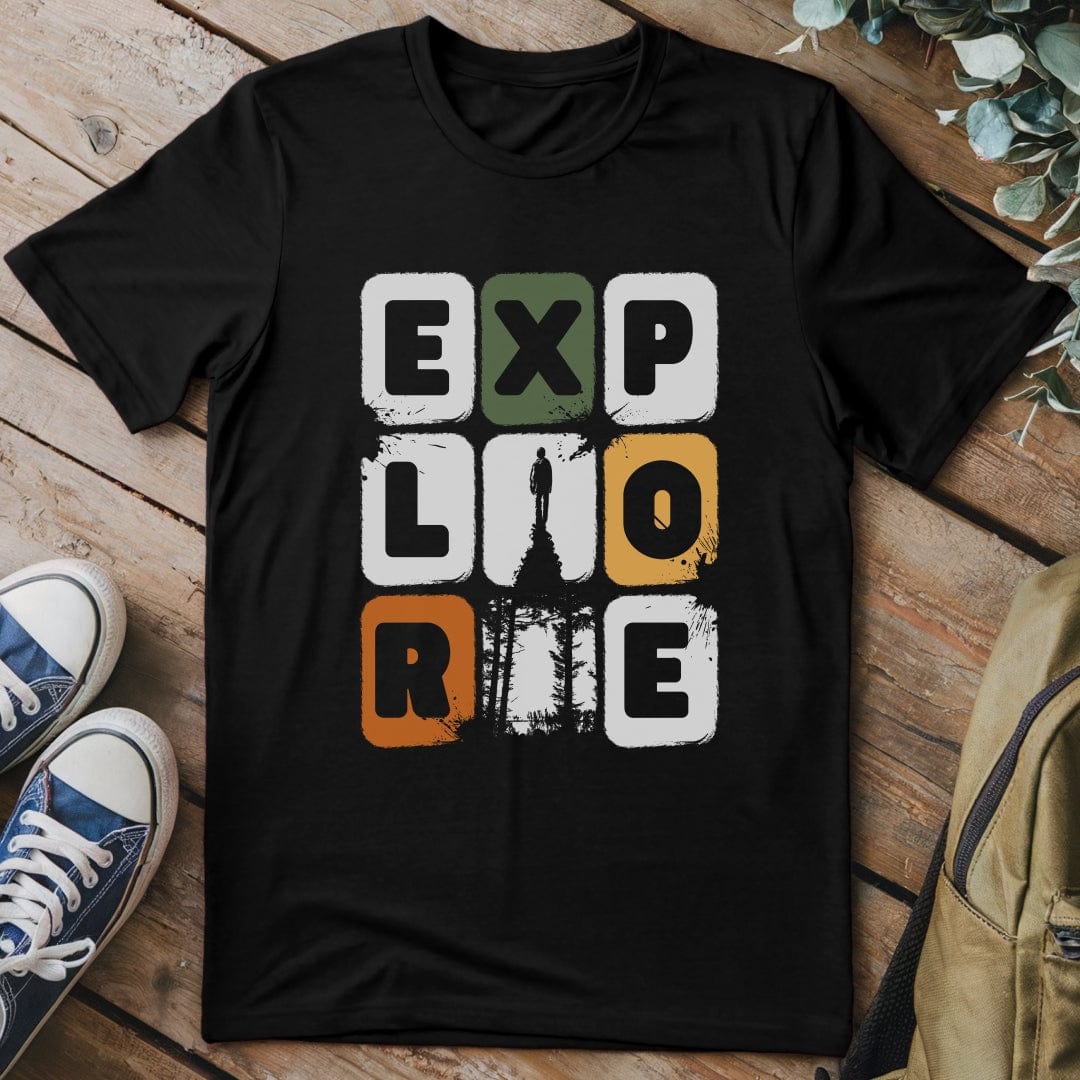 T-Shirt Black / S EXPLORE SHUFFLE T-Shirt