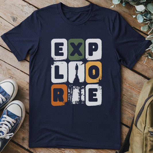 T-Shirt Navy / S EXPLORE SHUFFLE T-Shirt