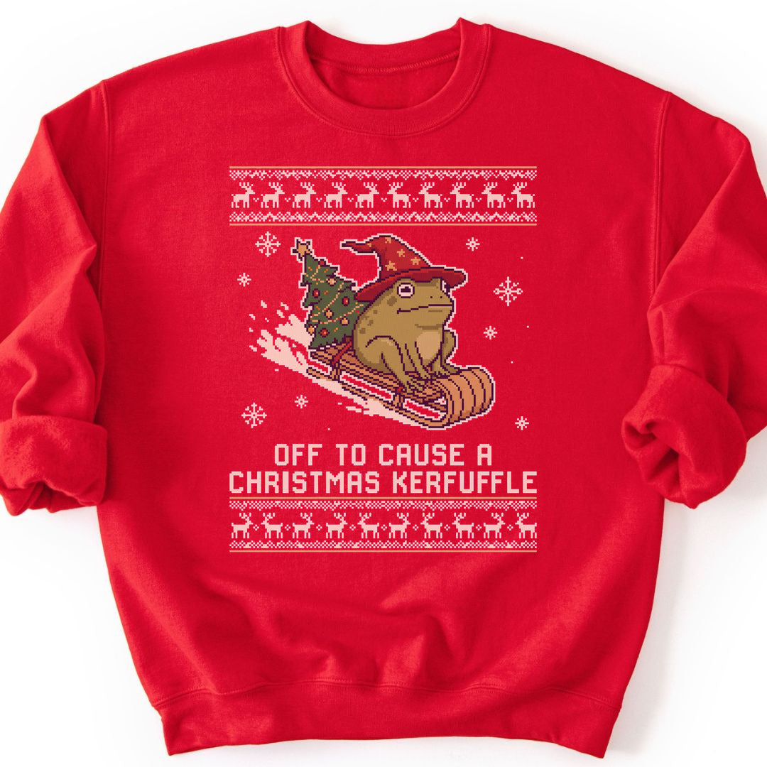 Christmas Kerfuffle Sweatshirt - Red