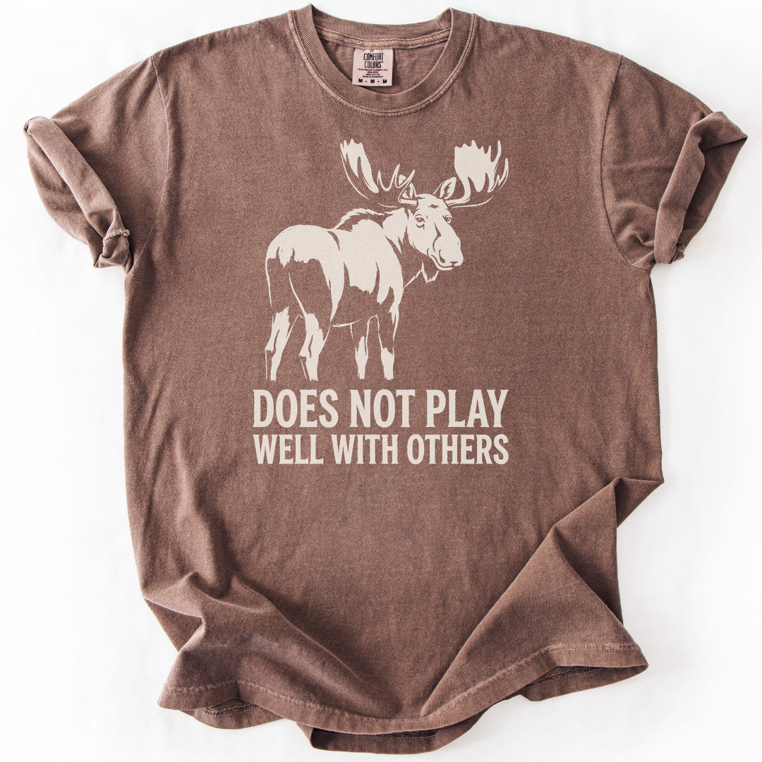Does Not Play Well With Others Premium - Espresso