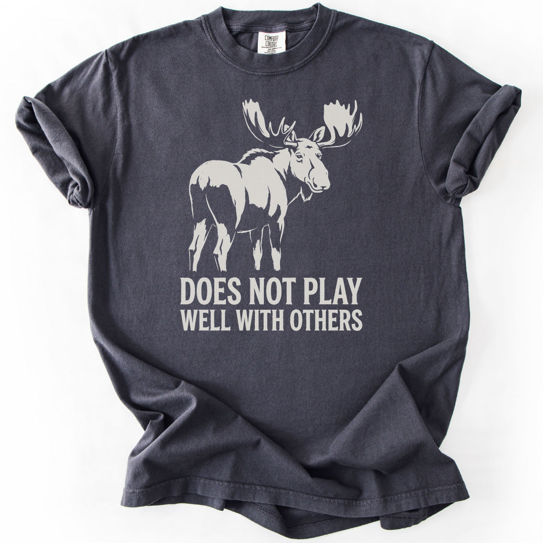 Does Not Play Well With Others Premium - Graphite