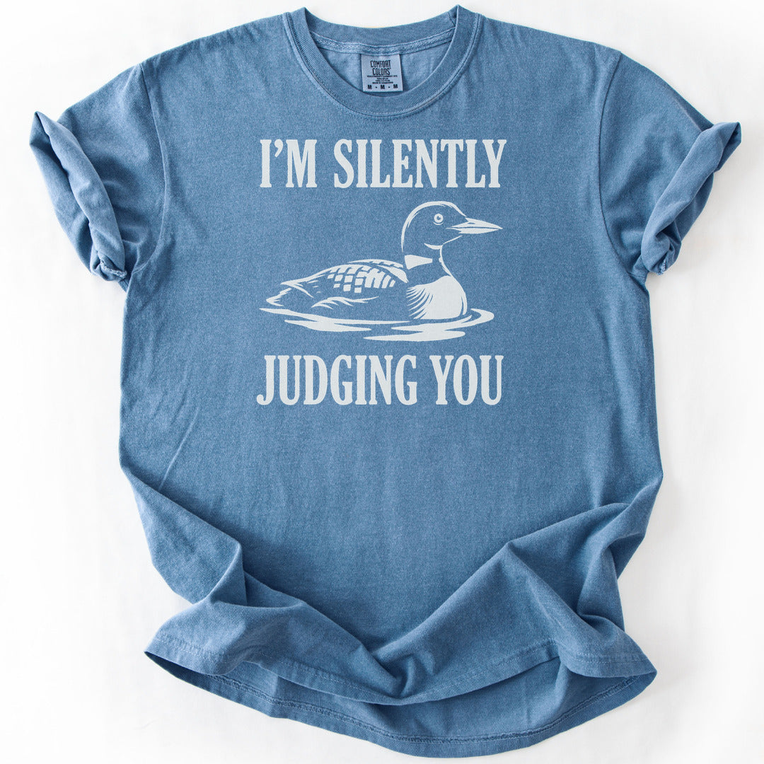 I'm Silently Judging You Premium - Blue Jean
