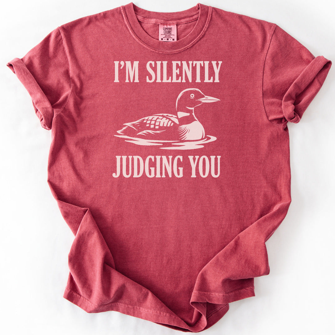 I'm Silently Judging You Premium - Crimson