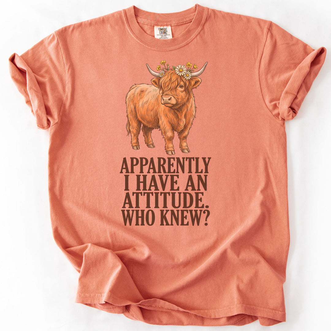 Apparently I Have An Attitude. Who Knew? Premium - Terracotta