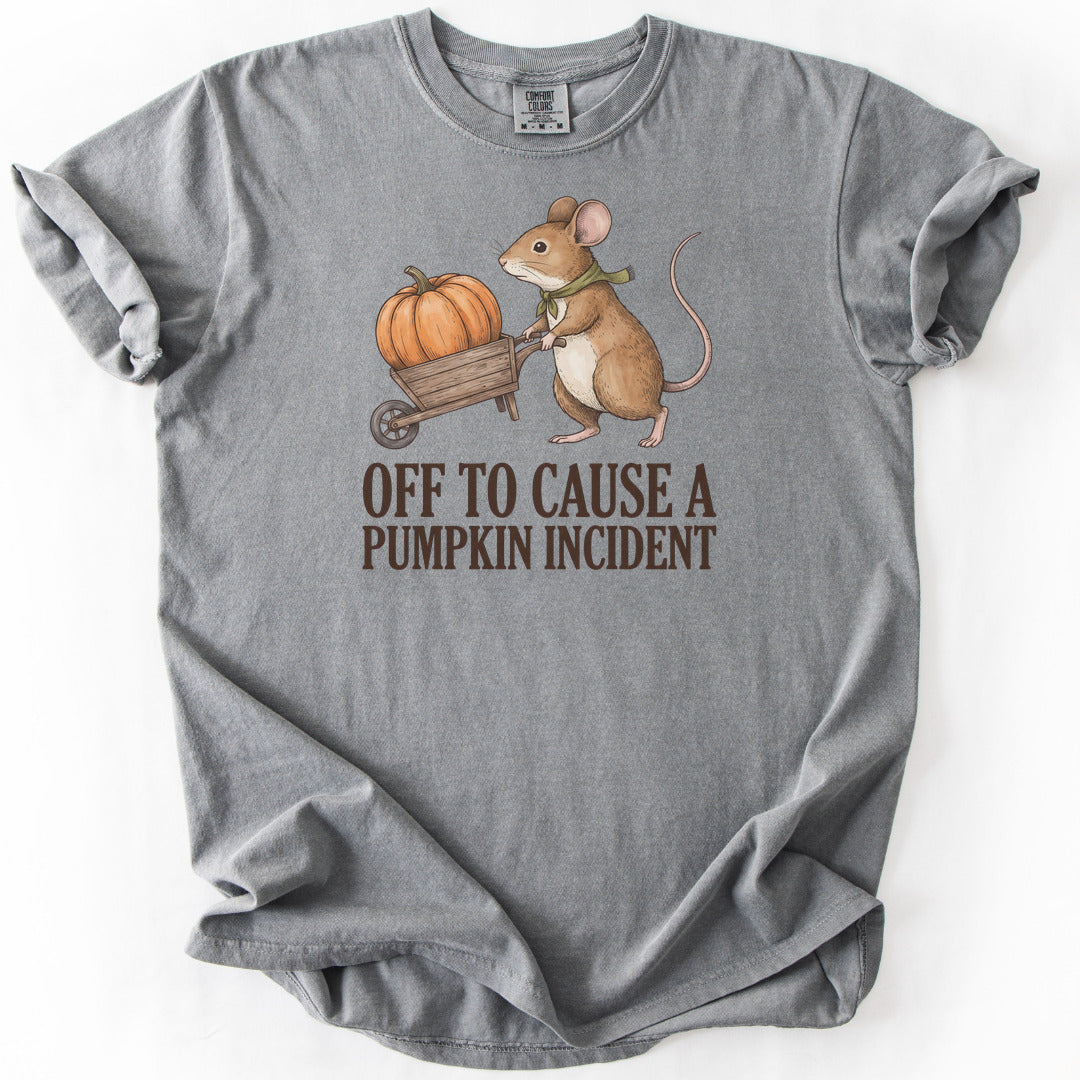 Off to Cause a Pumpkin Incident II Premium - Grey