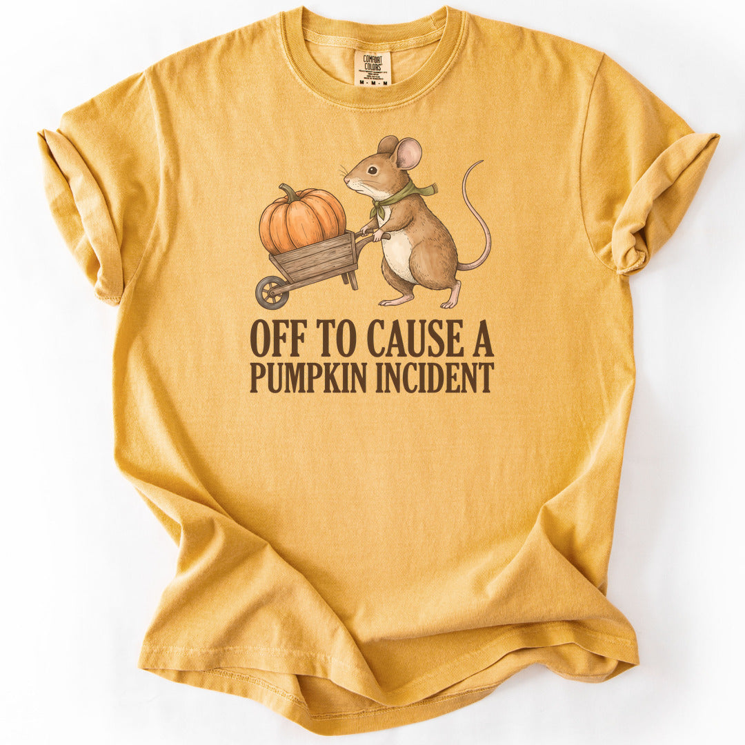 Off to Cause a Pumpkin Incident II Premium - Mustard