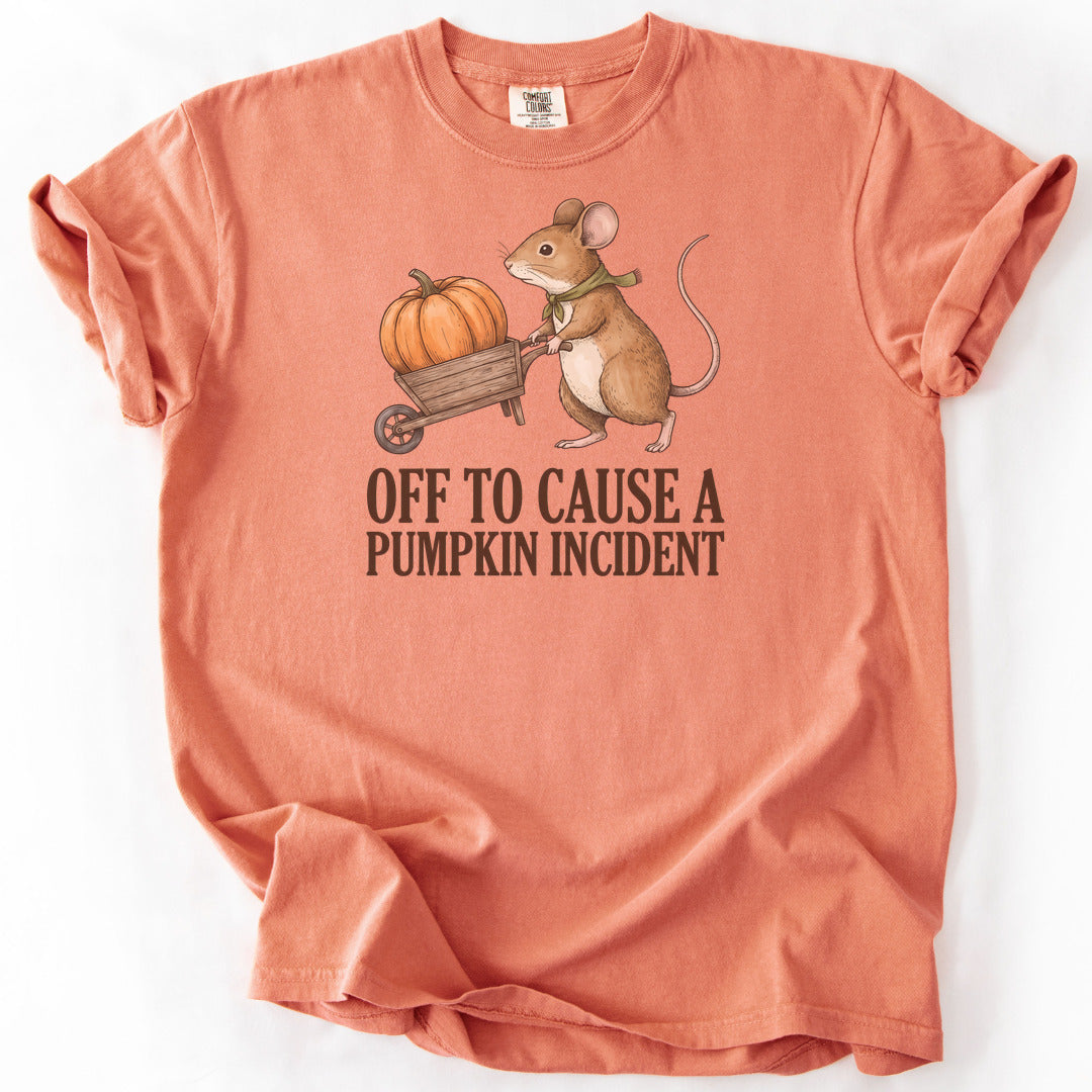 Off to Cause a Pumpkin Incident II Premium - Terracotta
