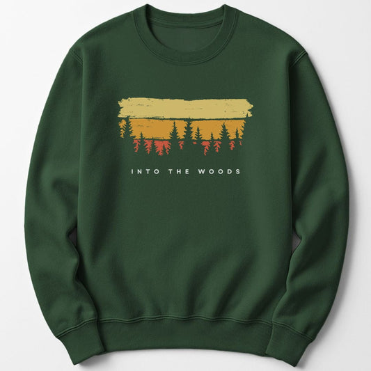 Sweatshirt Forest Green / S Into the Woods Sunset Sweatshirt