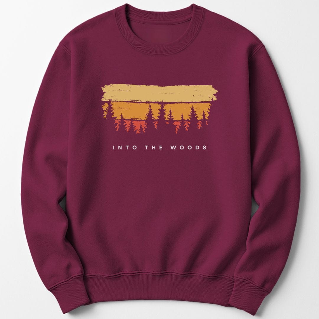 Sweatshirt Maroon / S Into the Woods Sunset Sweatshirt