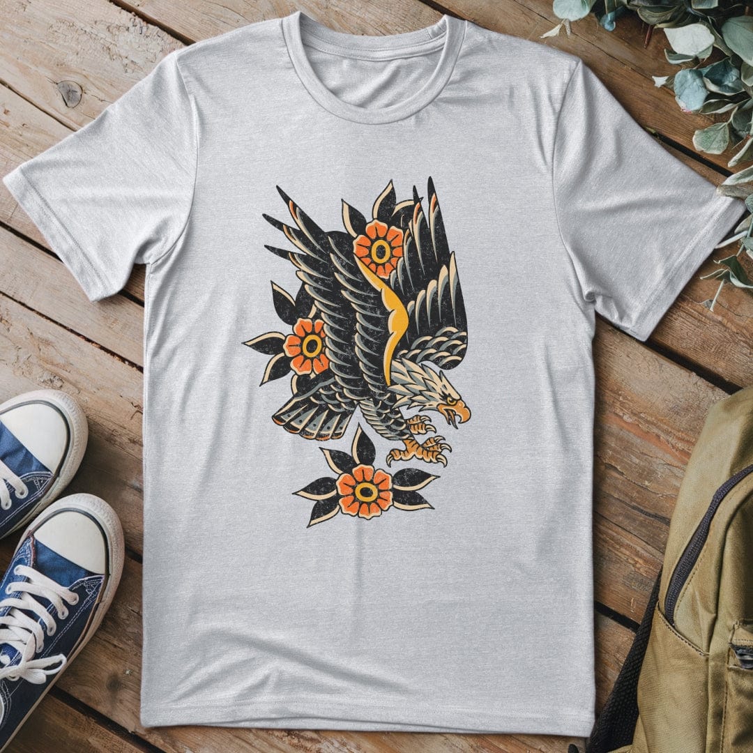 T-Shirt Sport Grey / S Flower Eagle T-Shirt