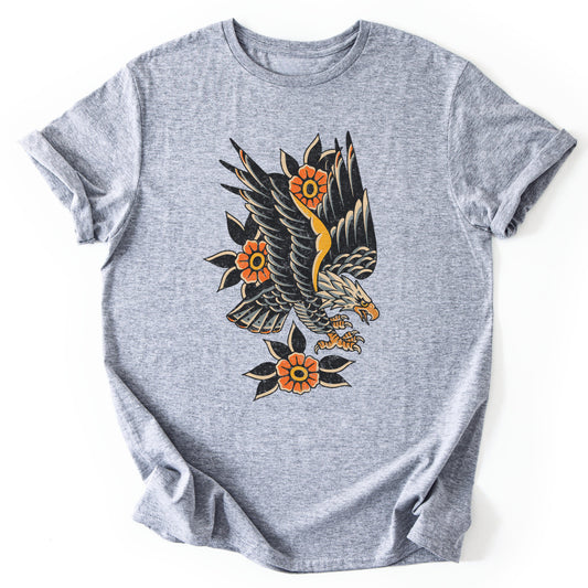 T-Shirt Sport Grey / S Flower Eagle T-Shirt