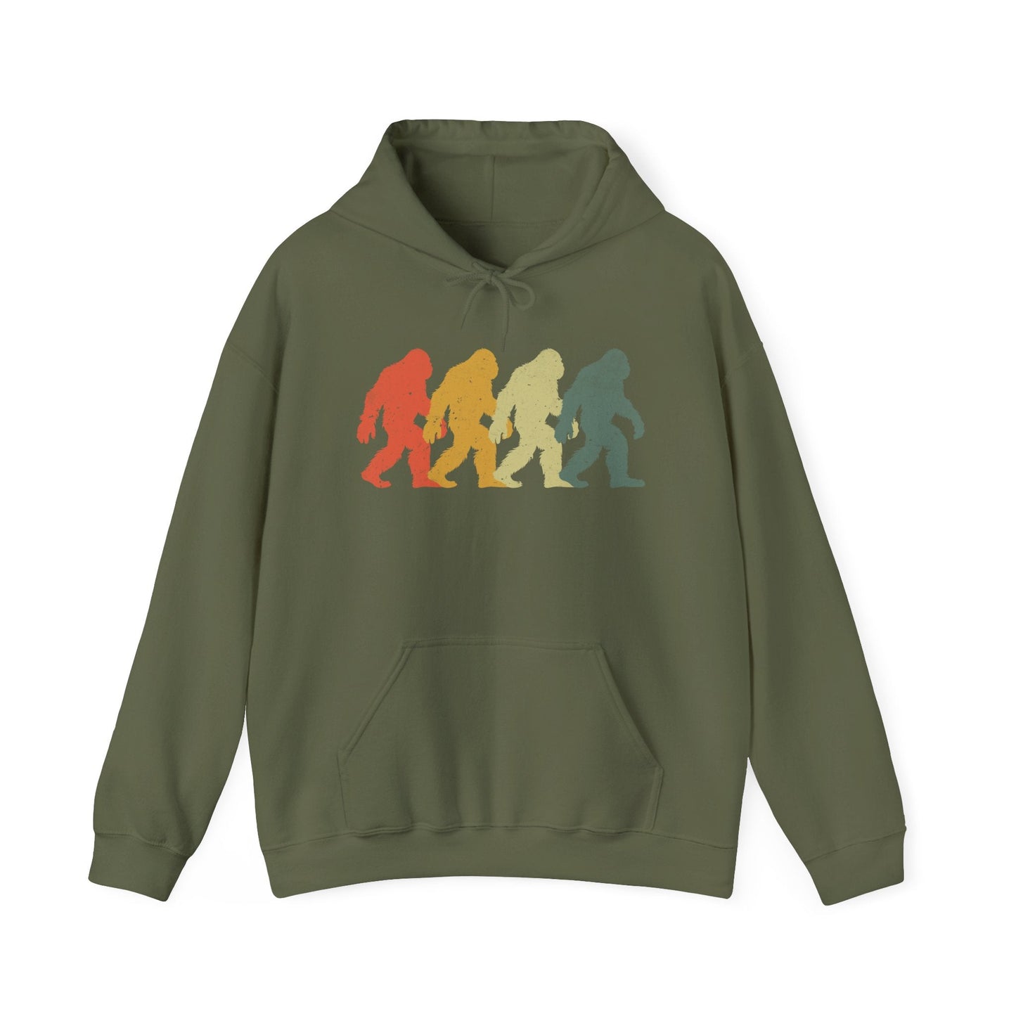 Hoodie Military Green / S Walkin’ with Legends Bigfoot Hoodie