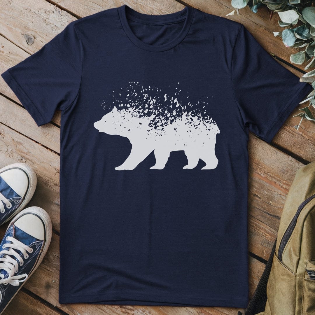 T-Shirt Navy / S Bear Dissolve T-Shirt