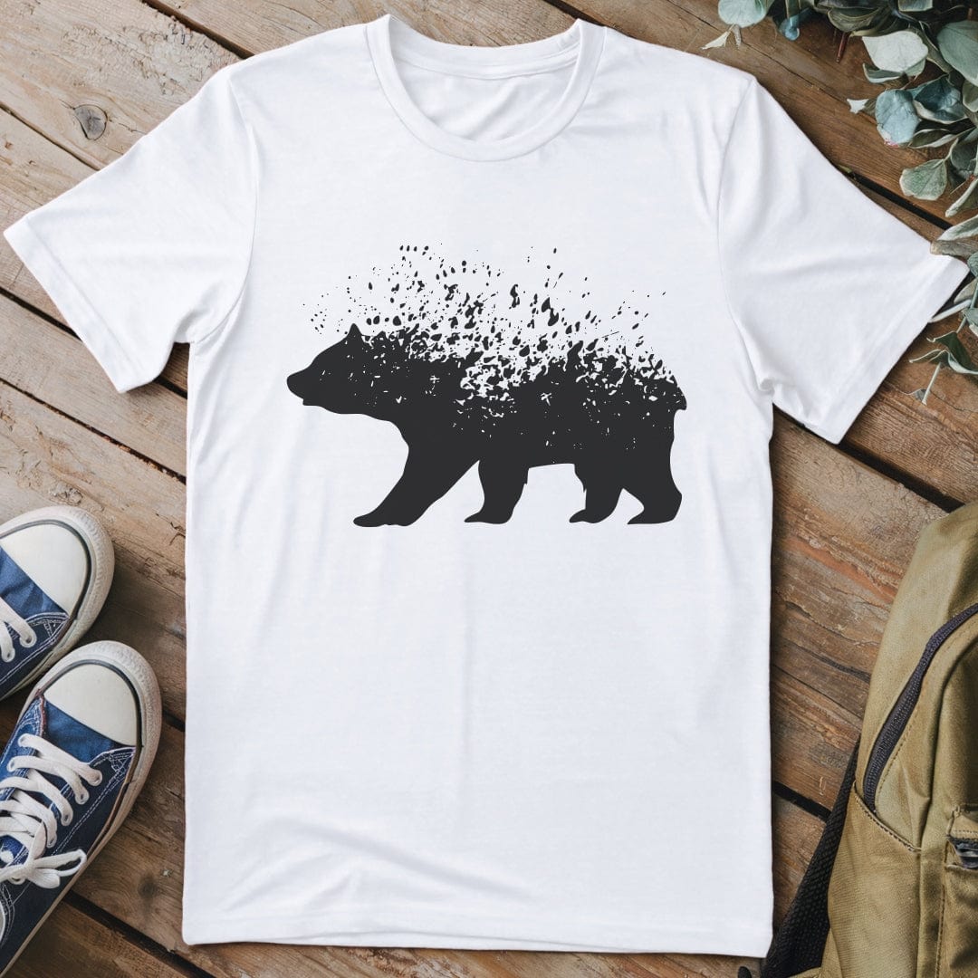T-Shirt White / S Bear Dissolve T-Shirt