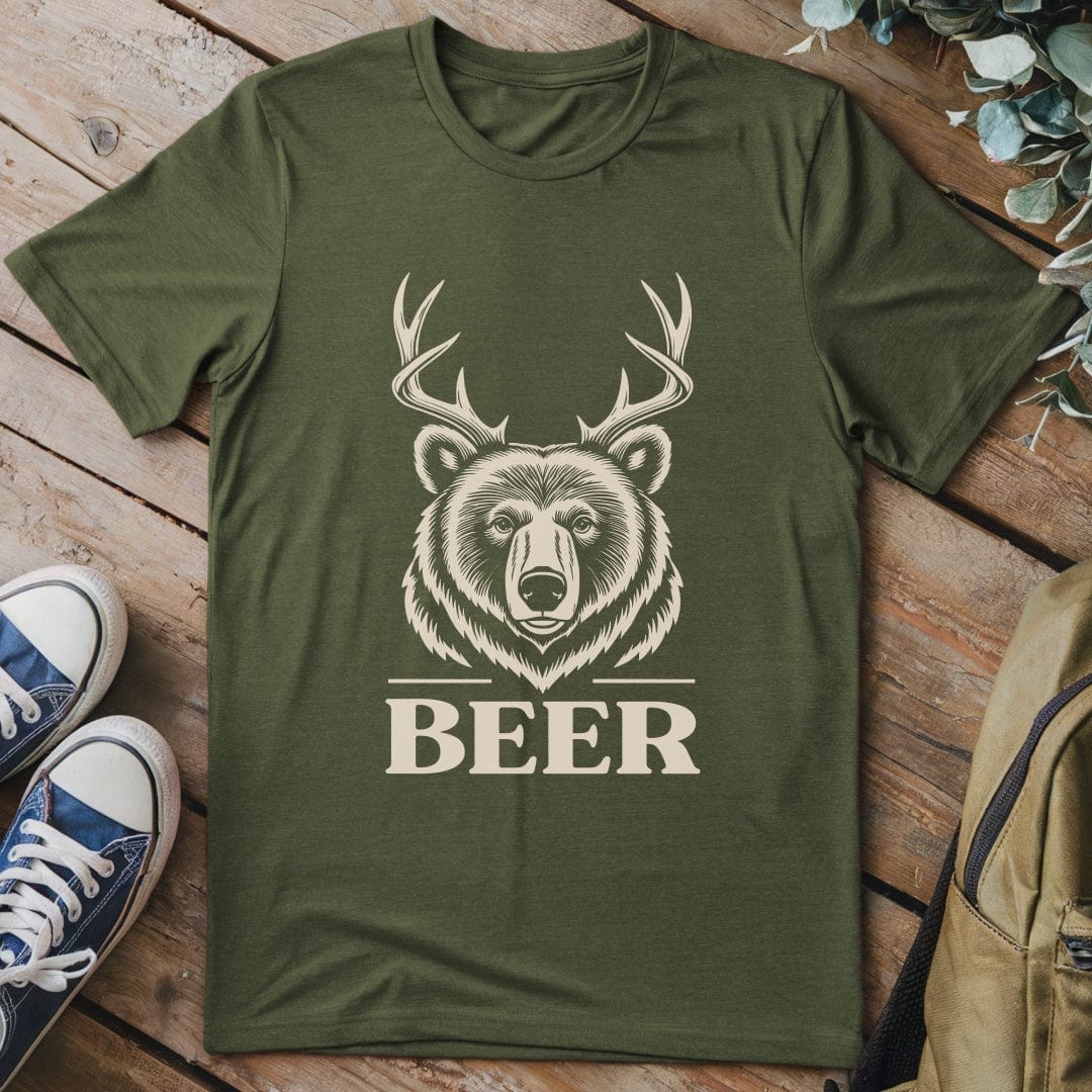 T-Shirt Military Green / S BEER T-Shirt
