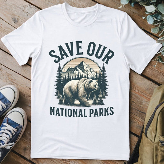 T-Shirt White / S Save Our National Parks T-Shirt
