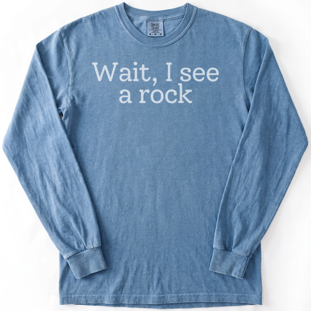Wait, I see a rock Premium LS - Comfort Colors garment-dyed long sleeve in Blue Jean from Summit Soul