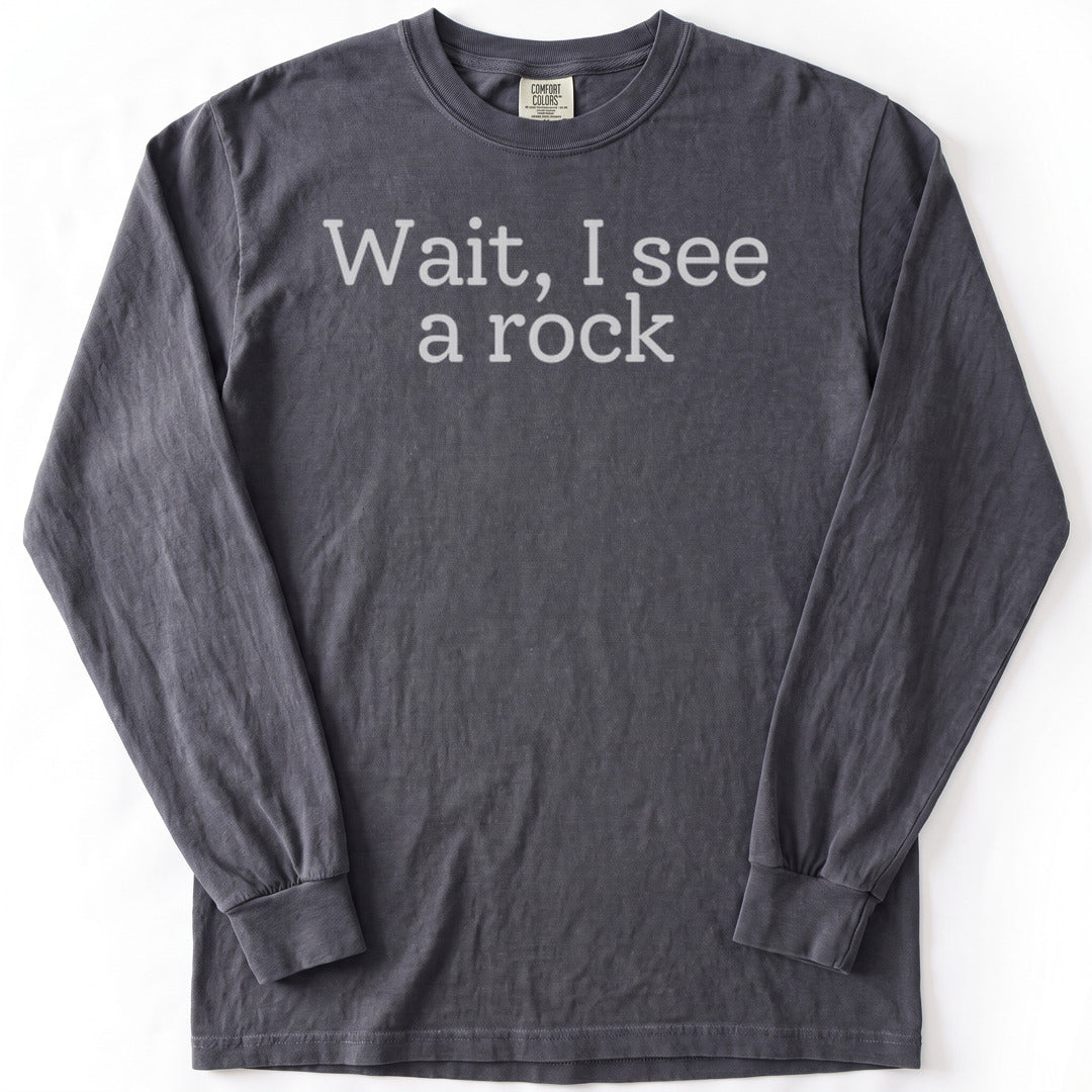 Wait, I see a rock Premium LS - Comfort Colors garment-dyed long sleeve in Graphite from Summit Soul