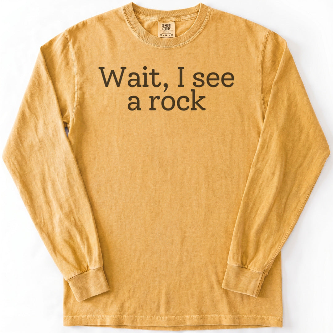 Wait, I see a rock Premium LS - Comfort Colors garment-dyed long sleeve in Mustard from Summit Soul