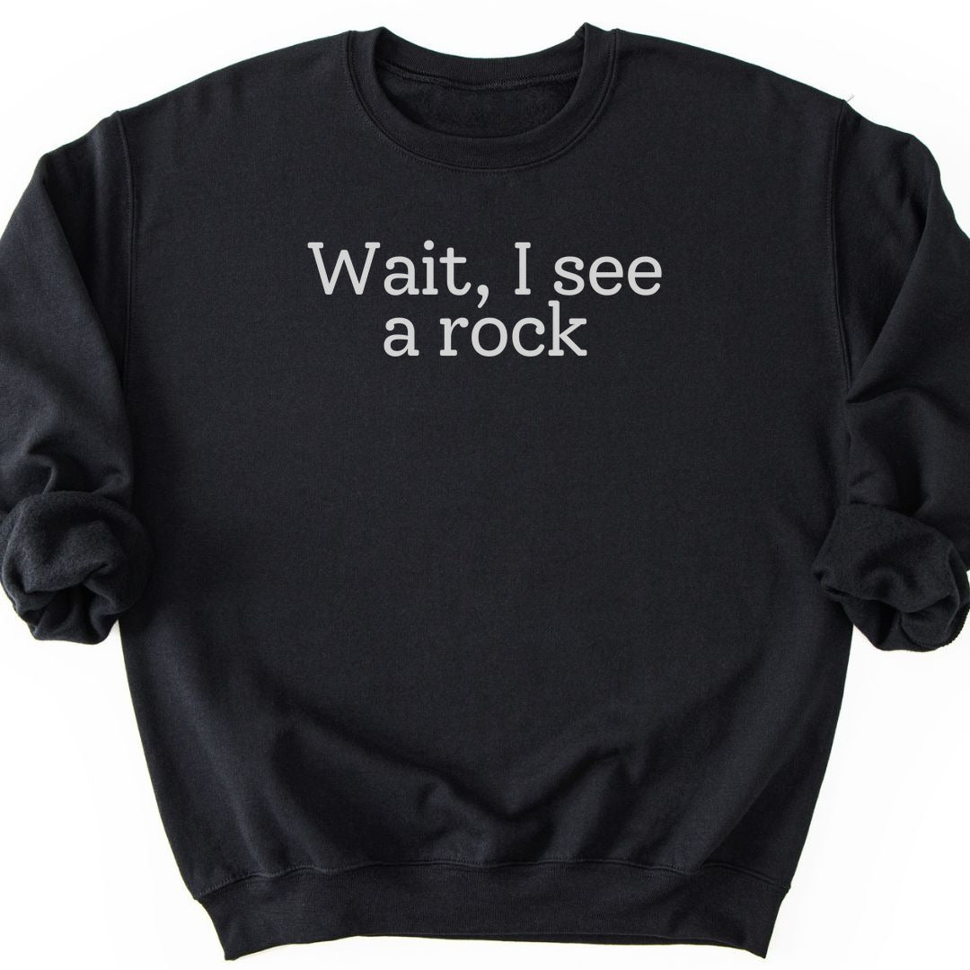 Wait, I see a rock Sweatshirt - Black