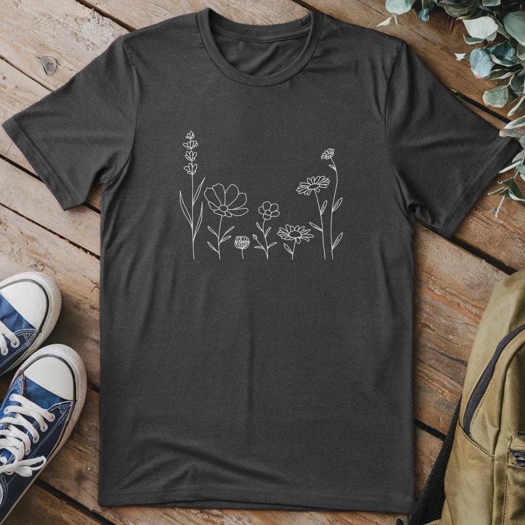 T-Shirt Dark Heather / S Wildflowers T-Shirt