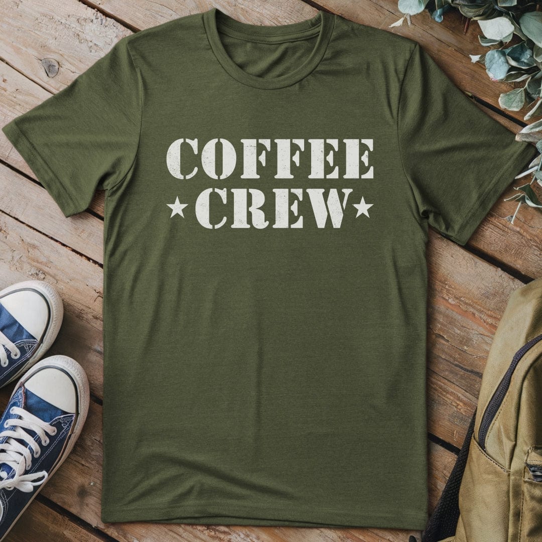 T-Shirt Military Green / S Coffee Crew T-Shirt