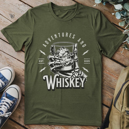 T-Shirt Adventures And Whiskey T-Shirt