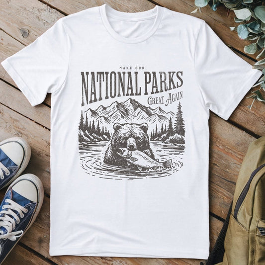 T-Shirt White / S Make The National Parks Great Again T-Shirt