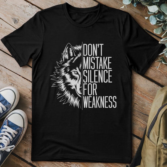 T-Shirt Black / S Don't Mistake Silence T-Shirt