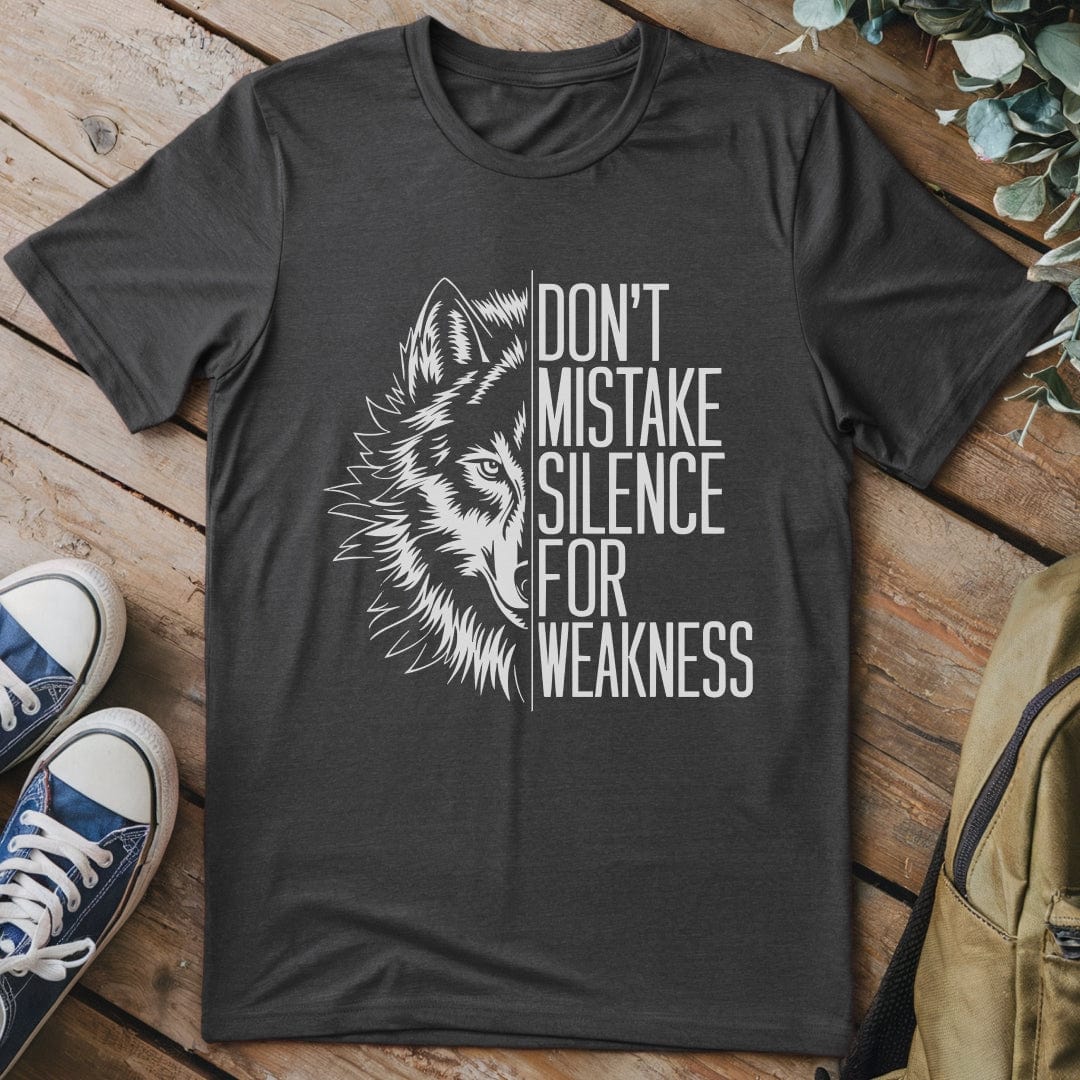 T-Shirt Dark Heather / S Don't Mistake Silence T-Shirt