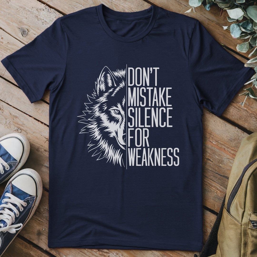 T-Shirt Navy / S Don't Mistake Silence T-Shirt
