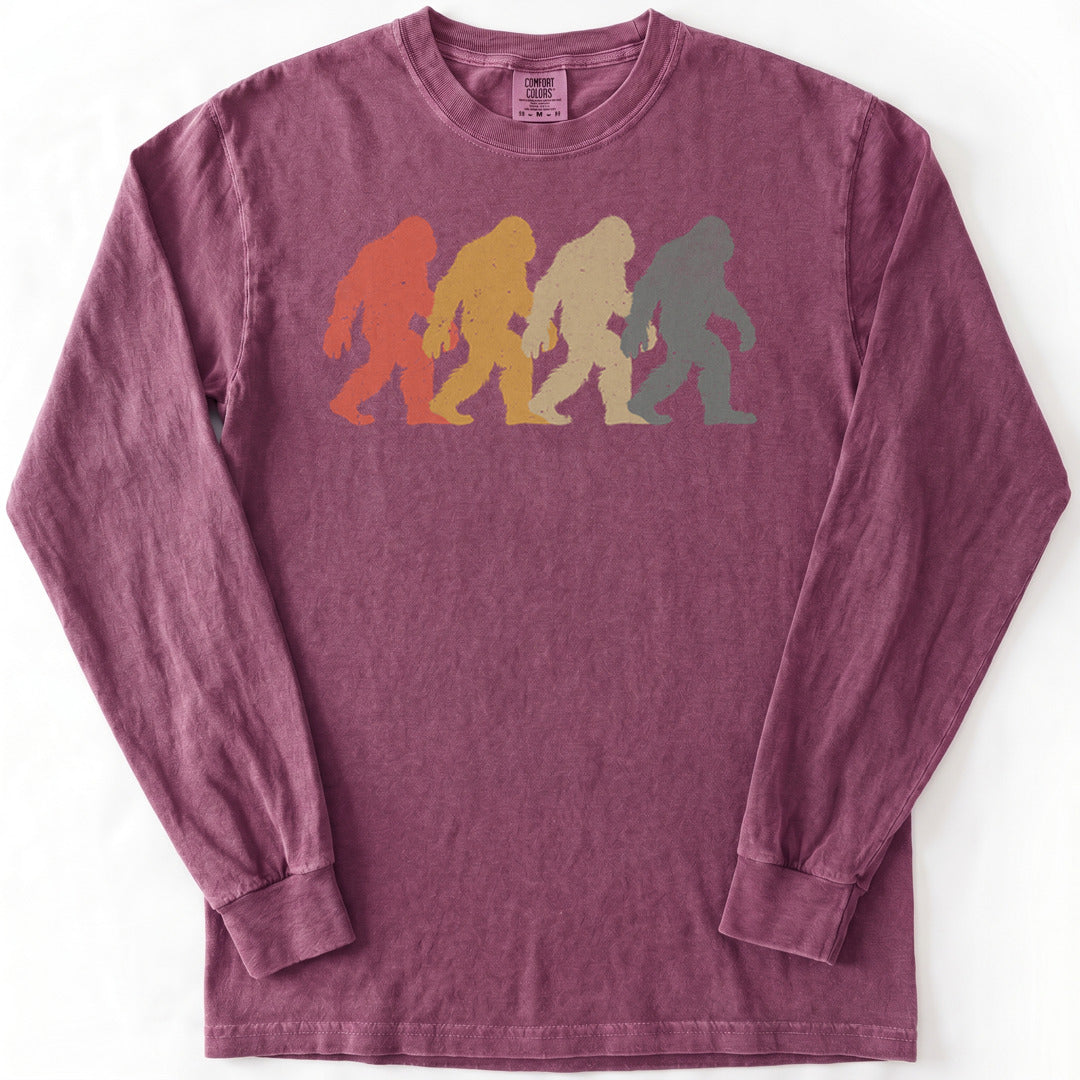 Walkin’ with Legends Bigfoot Premium LS - Comfort Colors garment-dyed long sleeve in Berry from Summit Soul