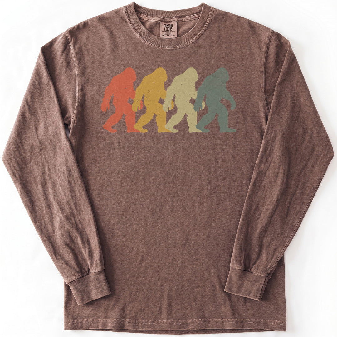 Walkin’ with Legends Bigfoot Premium LS - Comfort Colors garment-dyed long sleeve in Espresso from Summit Soul