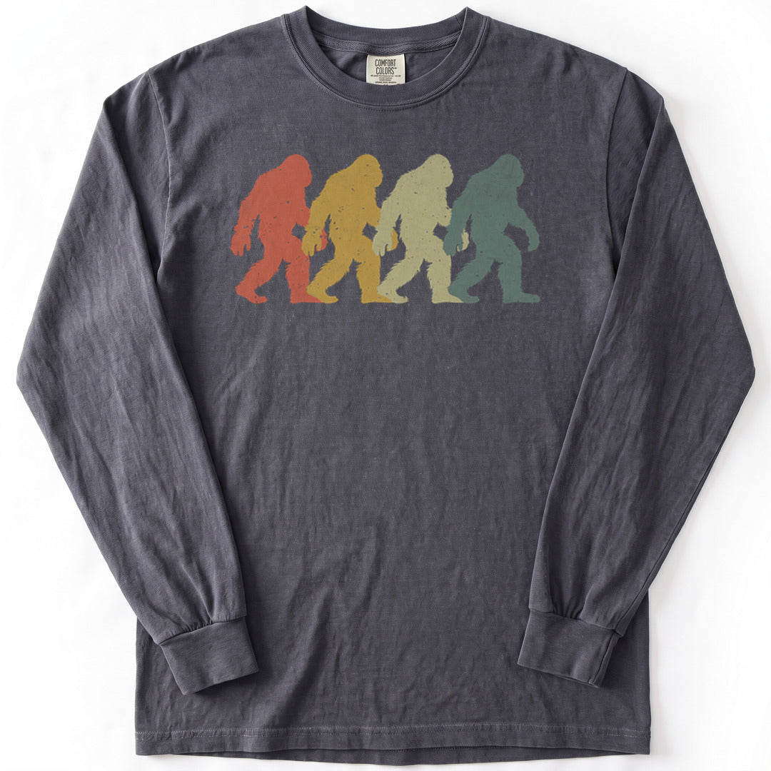 Walkin’ with Legends Bigfoot Premium LS - Comfort Colors garment-dyed long sleeve in Graphite from Summit Soul