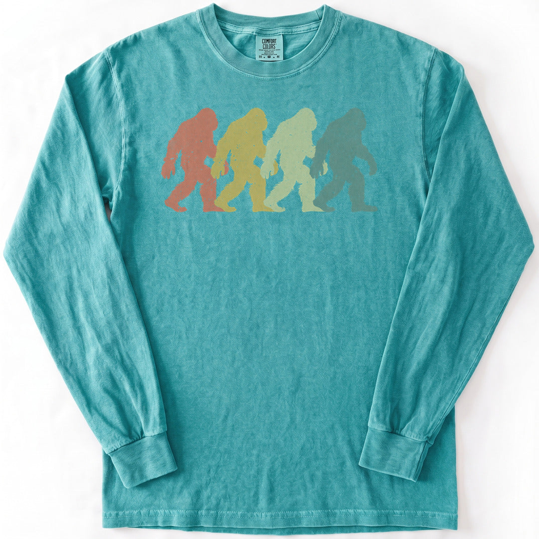 Walkin’ with Legends Bigfoot Premium LS - Comfort Colors garment-dyed long sleeve in Seafoam from Summit Soul