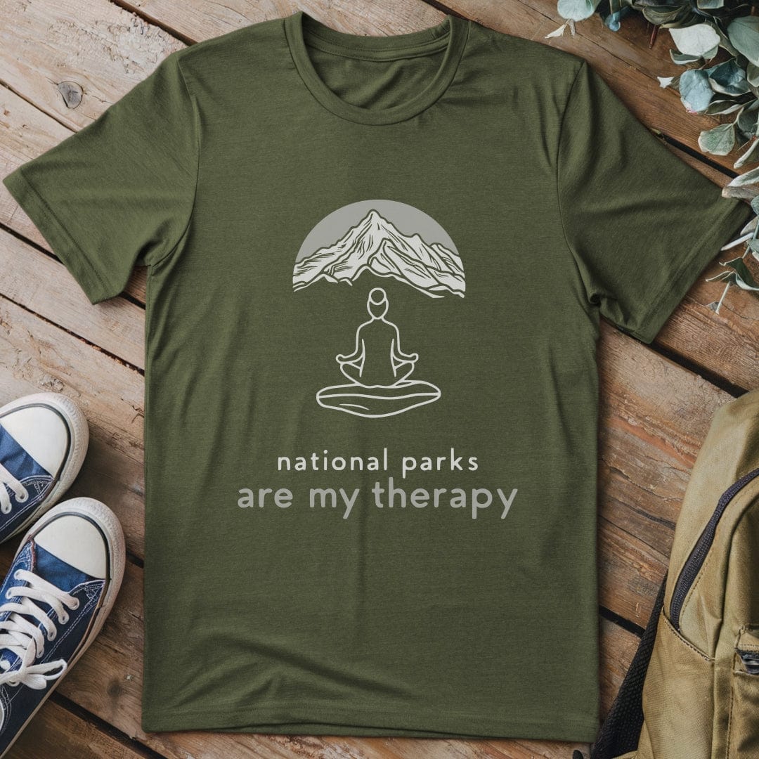T-Shirt Military Green / S National Parks Therapy T-Shirt