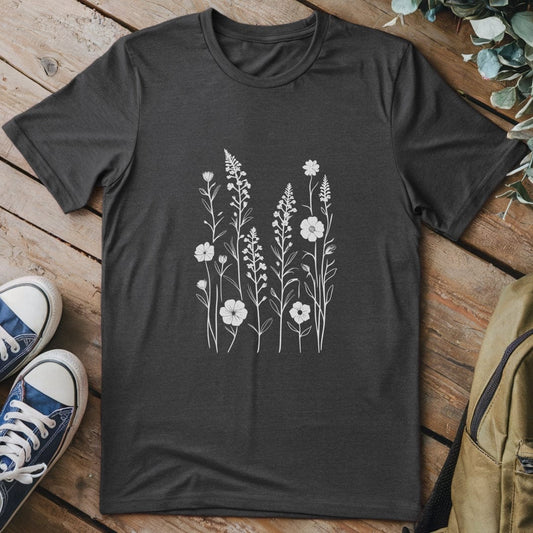T-Shirt Dark Heather / S Wildflowers T-Shirt