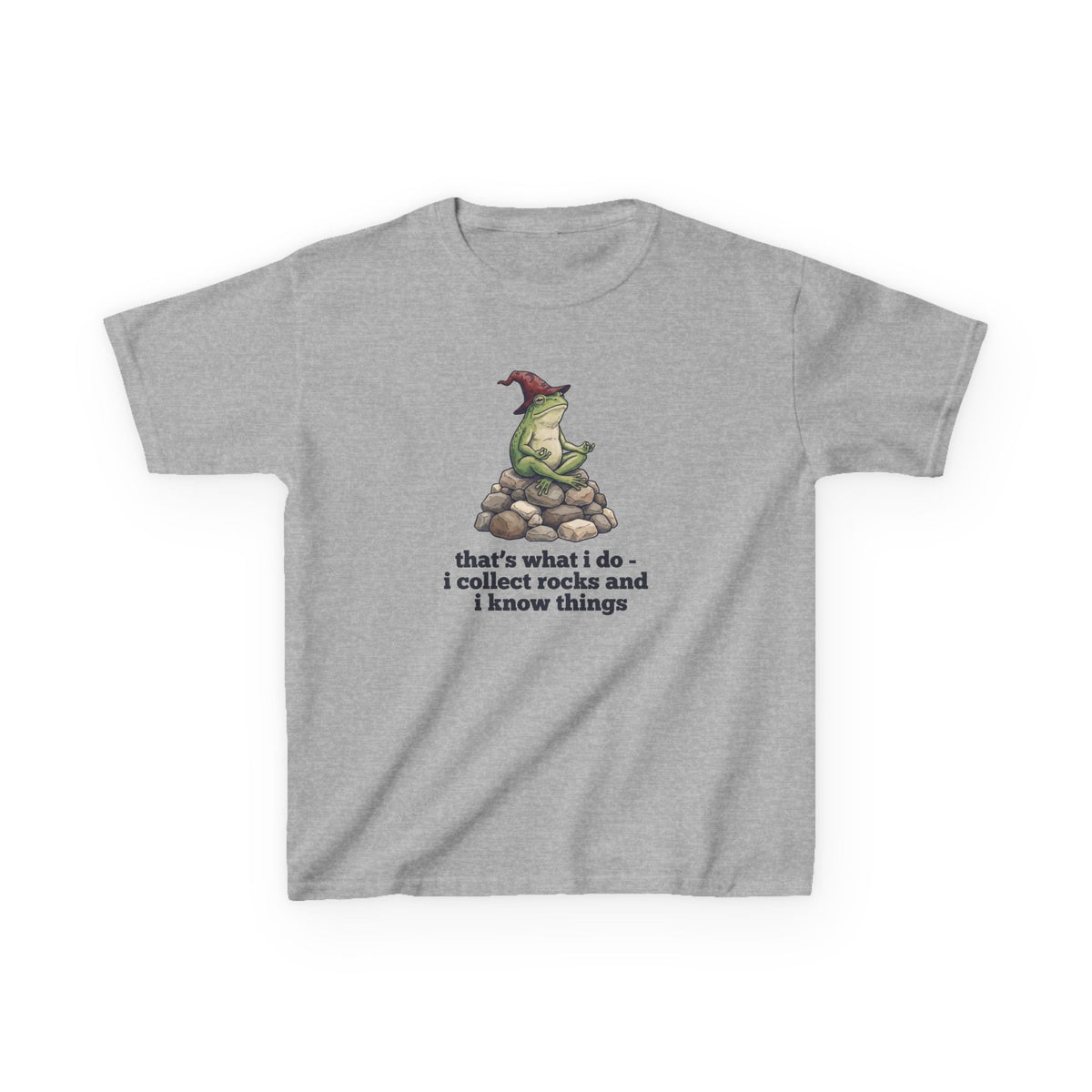 I Collect Rocks and I Know Things Kids Tee