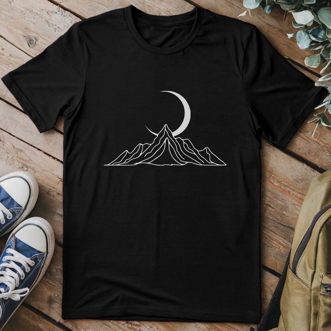 T-Shirt Black / S Mountain & Moon T-Shirt