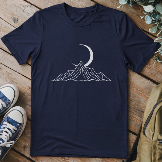 T-Shirt Navy / S Mountain & Moon T-Shirt