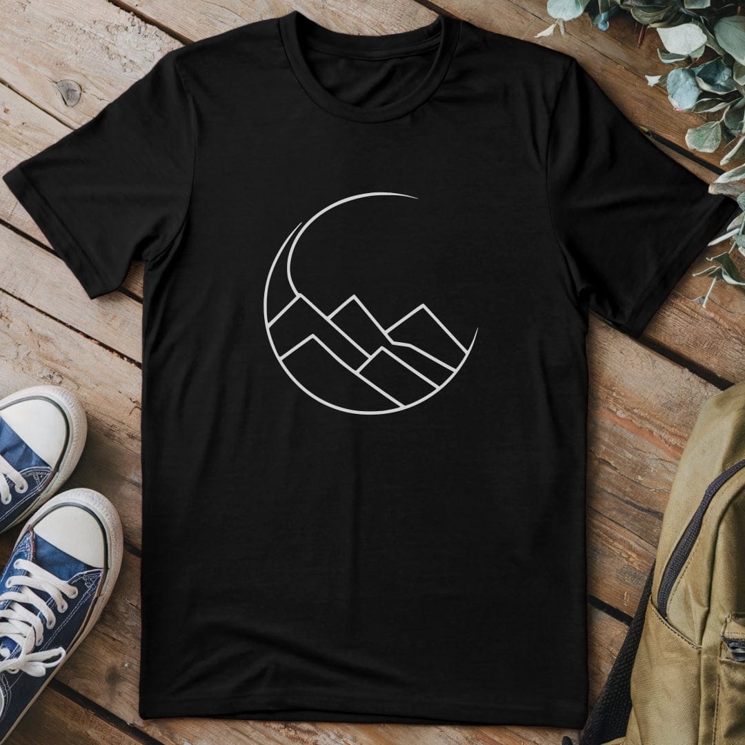 T-Shirt Black / S Moon & Mountain T-Shirt