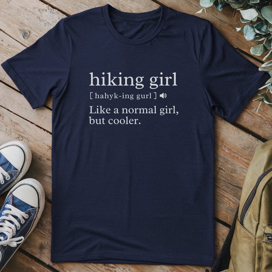 T-Shirt Navy / S Definition Hiking Girl Funny T-Shirt