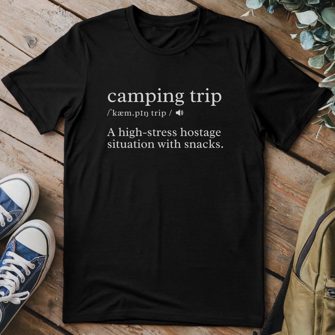 T-Shirt Black / S Definition Camping Trip Funny T-Shirt