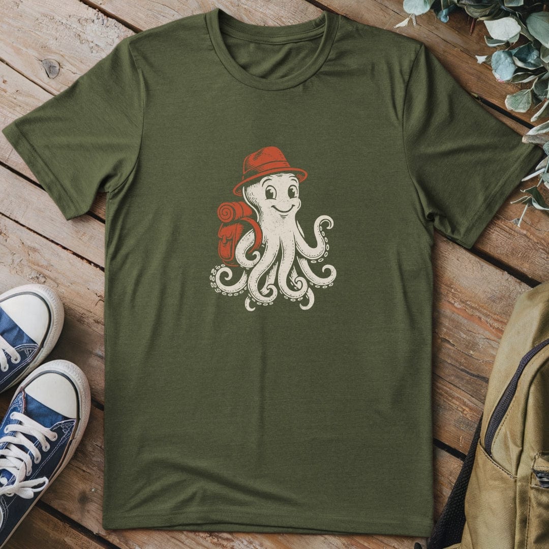 T-Shirt Military Green / S Octopus Hiker T-Shirt