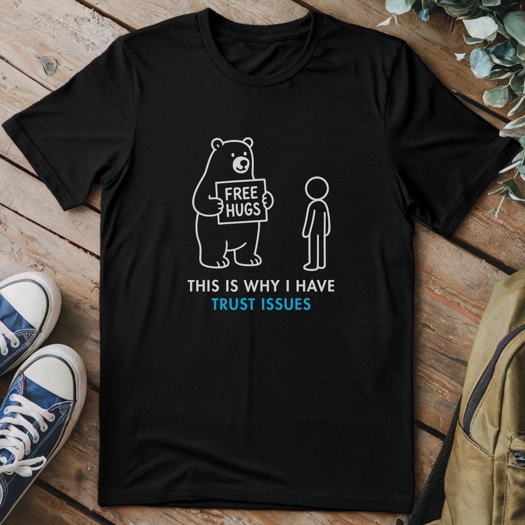 T-Shirt Black / S Free Hugs Funny T-Shirt
